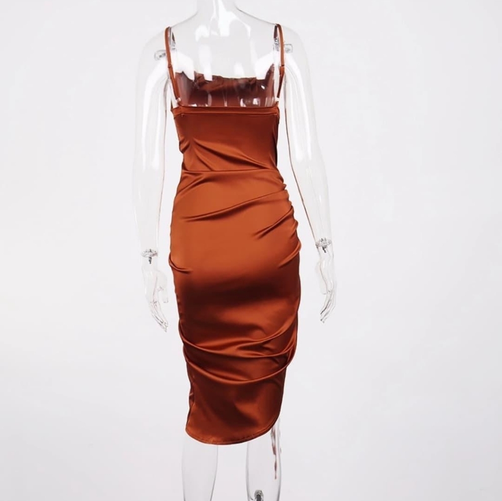 Copper Date night dress - Picture 5 of 6
